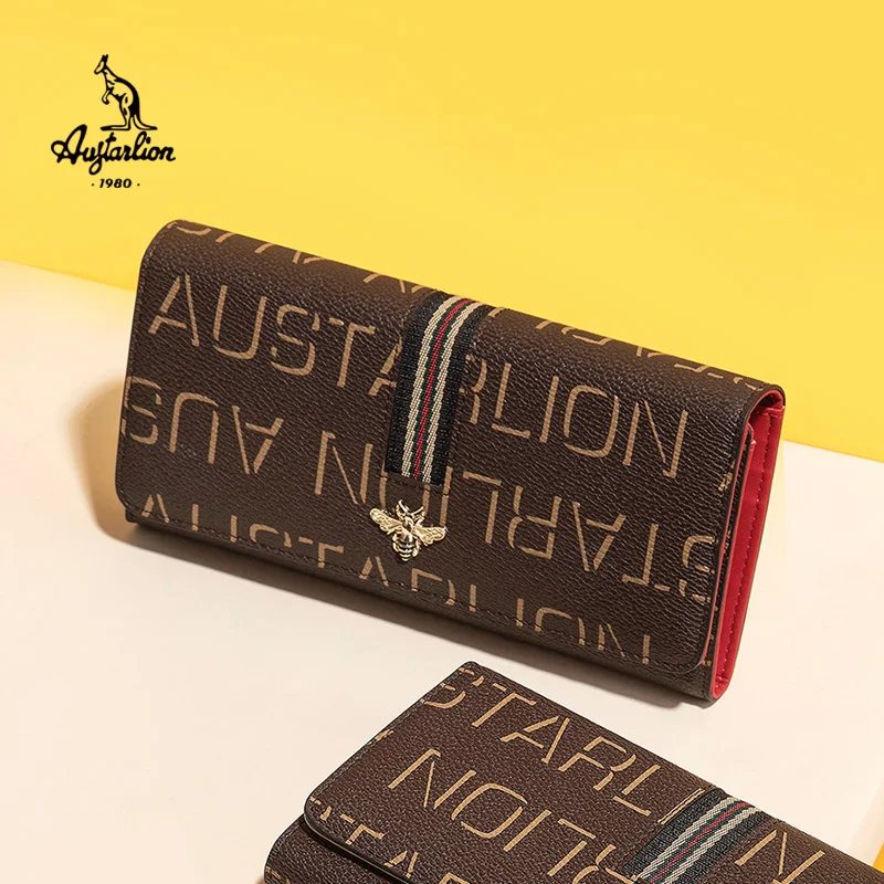 Cartera Mujer Женский кошелек-клатч из натуральной кожи и женский кошелек Portomonee зажим