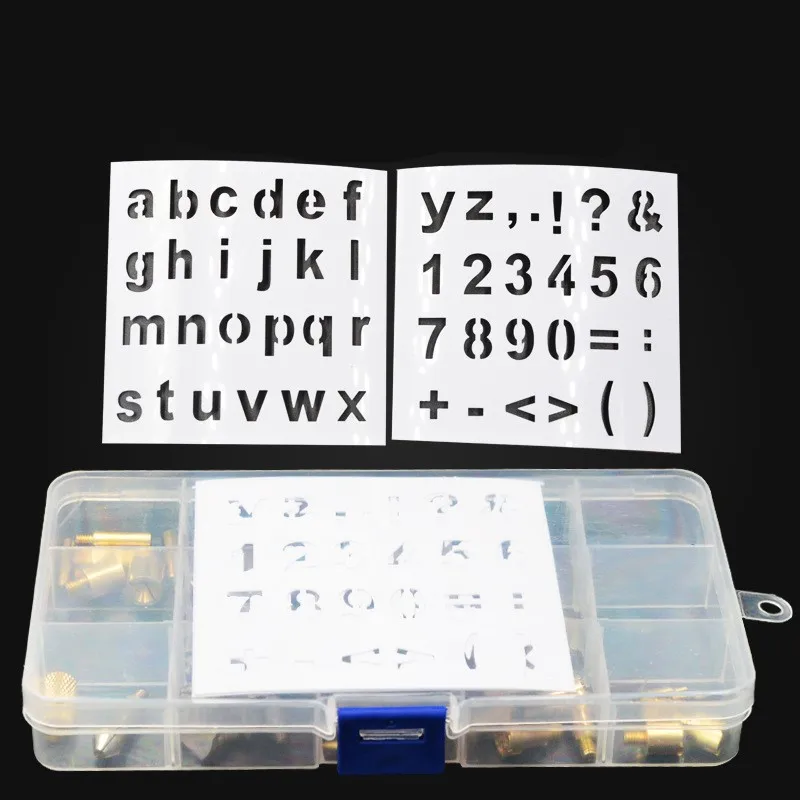 57Pcs / a set of pyrographing iron heads engraving pyrograph head lettering painting tip special for brush | Инструменты