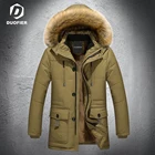 Зимняя мужская куртка с меховым воротником 2022, Толстая теплая хлопковая верхняя одежда с капюшоном, Мужская парка в стиле пэчворк, длинные пальто, ветровка для мужчин, большие размеры