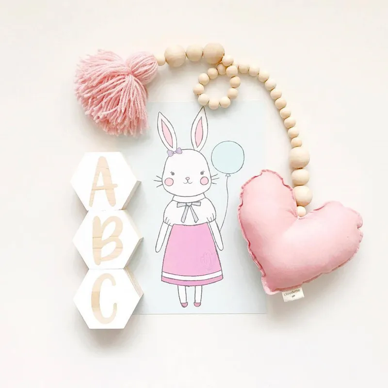 Инс нордическая луна звезды шарик веревка Новорожденный ребенок в кроватке