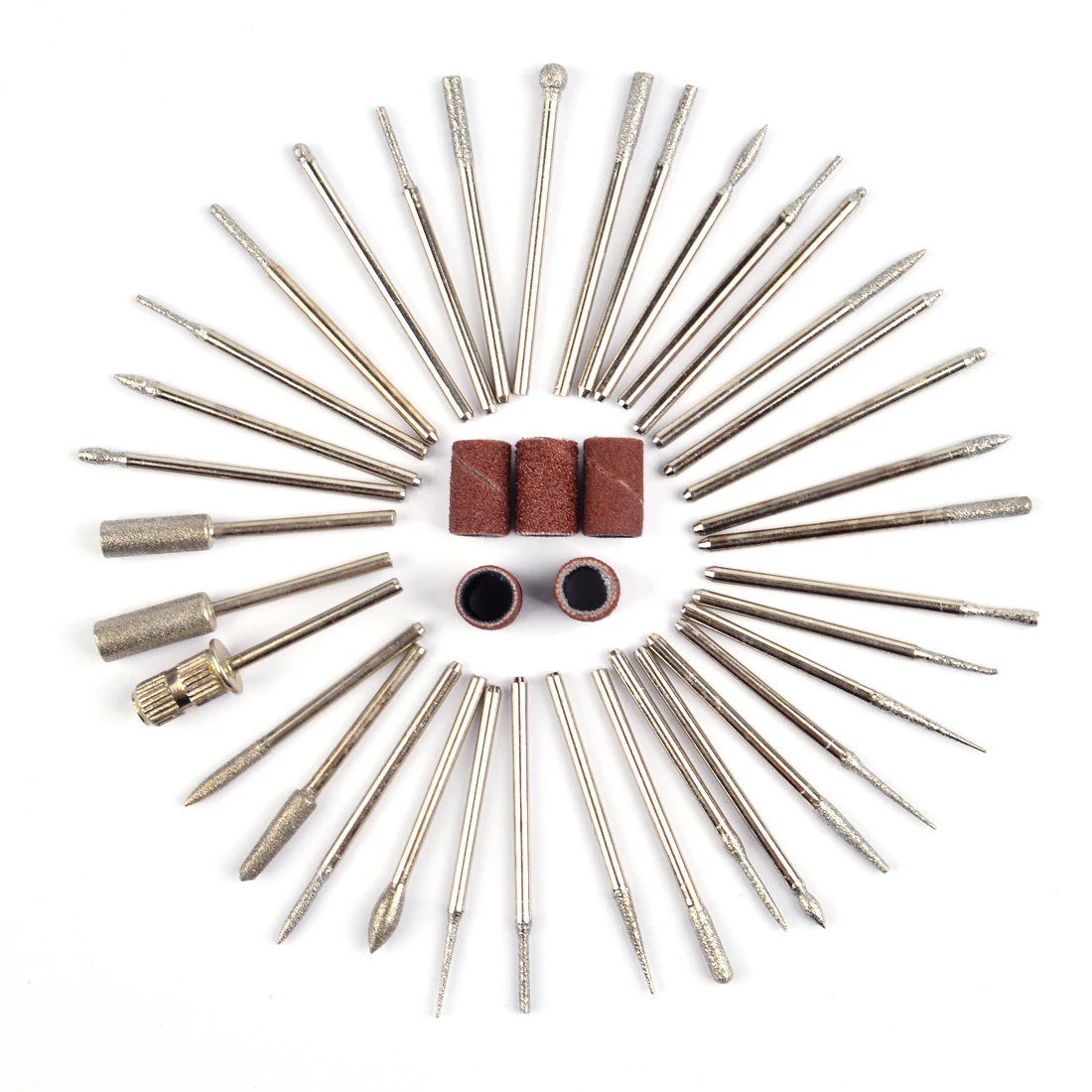

36pcs Diamond Nail Drill Bit Set for Electric Manicure Rotary Pedicure Milling Cutters Gel Cleaner Nail Tools Accessories