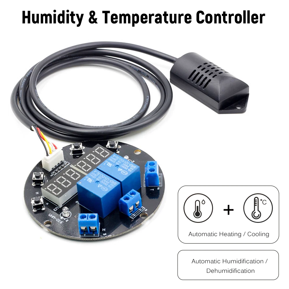 Модуль регулятора температуры и влажности 12 В постоянного тока цифровой