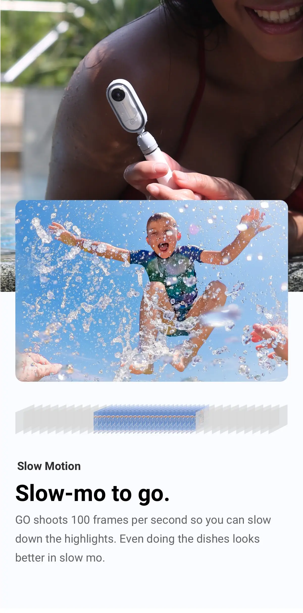 Insta360 GO Splashprooof Экшн-камера AI автоматическое изменение Hands-free маленький стабилизатор PK Gopro Hero Insta 360 One X EVO