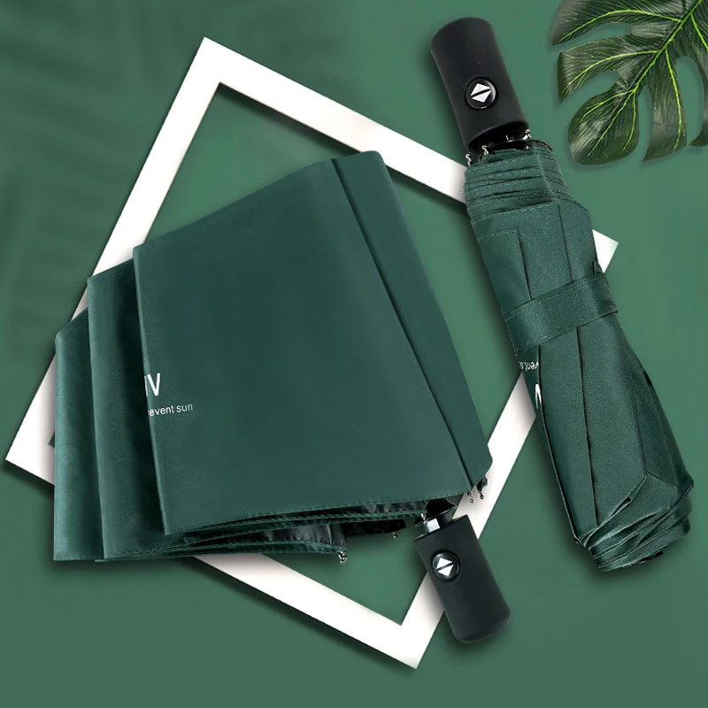 2021 Новый автоматический зонт от дождя женские складные зонтики с 8 косточками