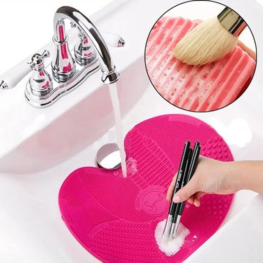 

1Pcs Silicone Brush Cleaner Mkeup Sets Washing Cosmetic Foundation Brushes Cleaner Colorful Beauty Item Pad Scrubber Board Tools