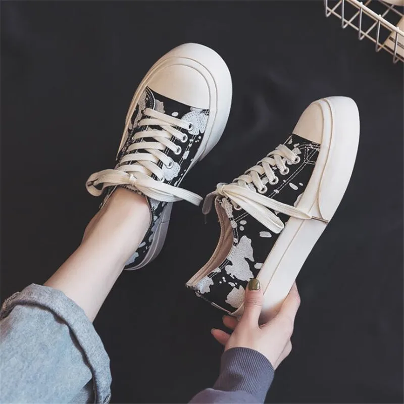 

Кроссовки женские, с круглым носком, на толстой подошве, легкие и удобные