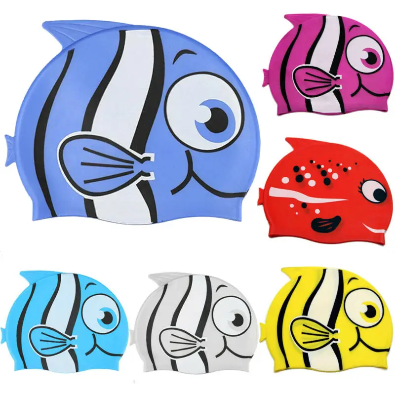 Шапка для плавания силиконовая в стиле унисекс милая Водонепроницаемая Кепка от