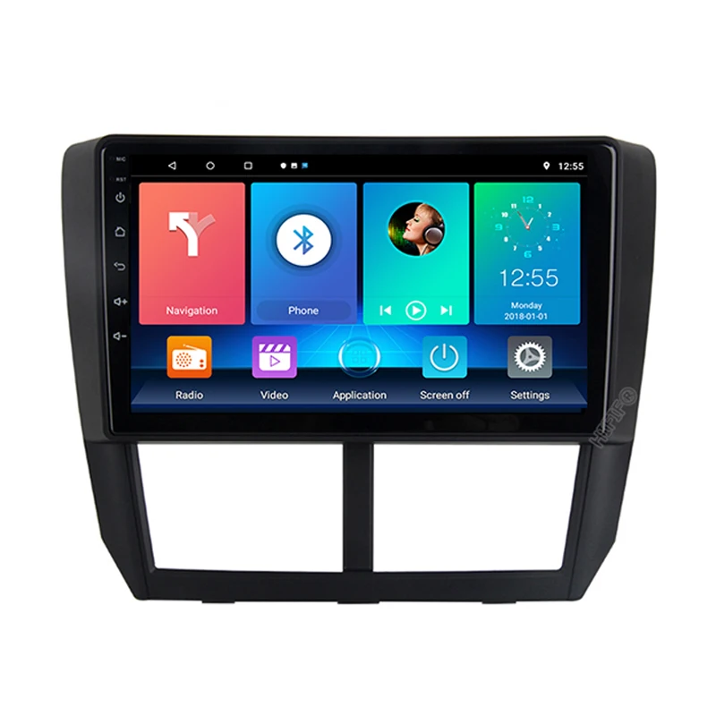 Автомагнитола 2DIN 9 дюймов Android 10 для Subaru Forester 2008 2009 2010 2011 2012 GPS аудио головное