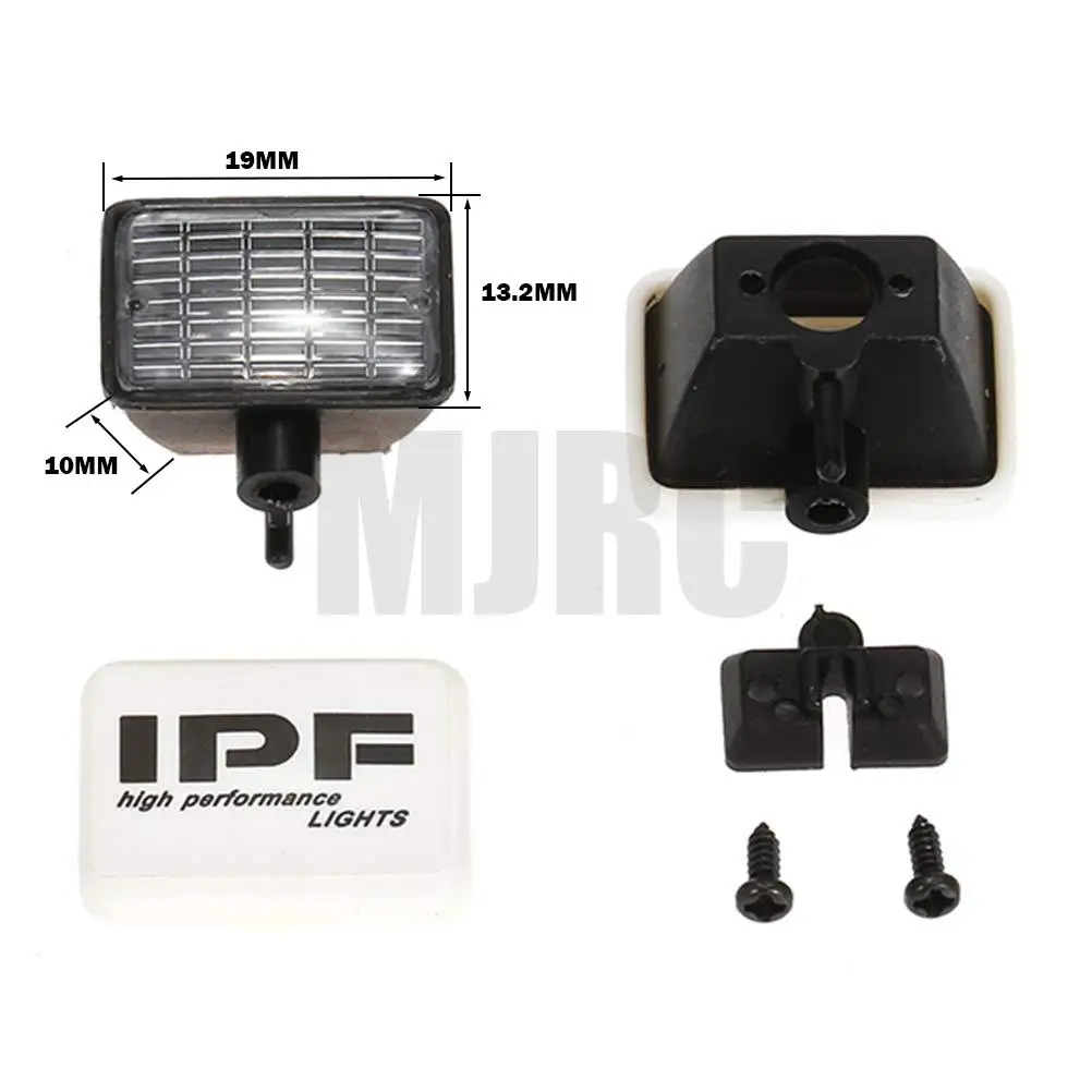 RC автомобиль 4 квадратный светодиодный светильник крышка для 1:10 гусеничного