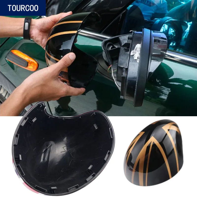 

Для BMW Mini крышка зеркала заднего вида Тюнинг автомобиля модификация зажим-на крышке