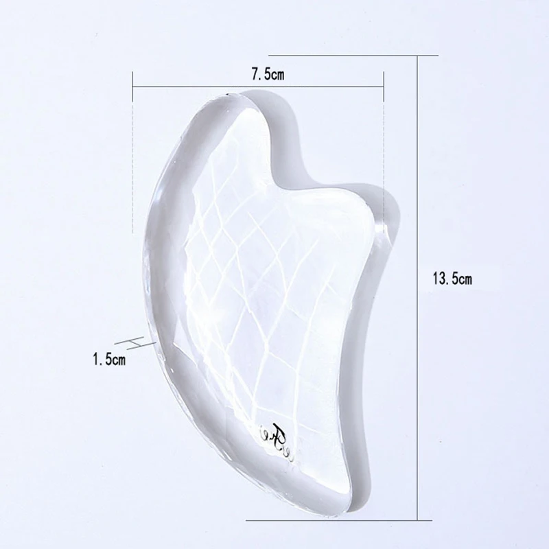 

Crystal Gua Sha Gua Sha Scraping Facial Massager Acupuncture and Moxibustion Scraping Board Acupoint Facial Eye Care SPA Massage