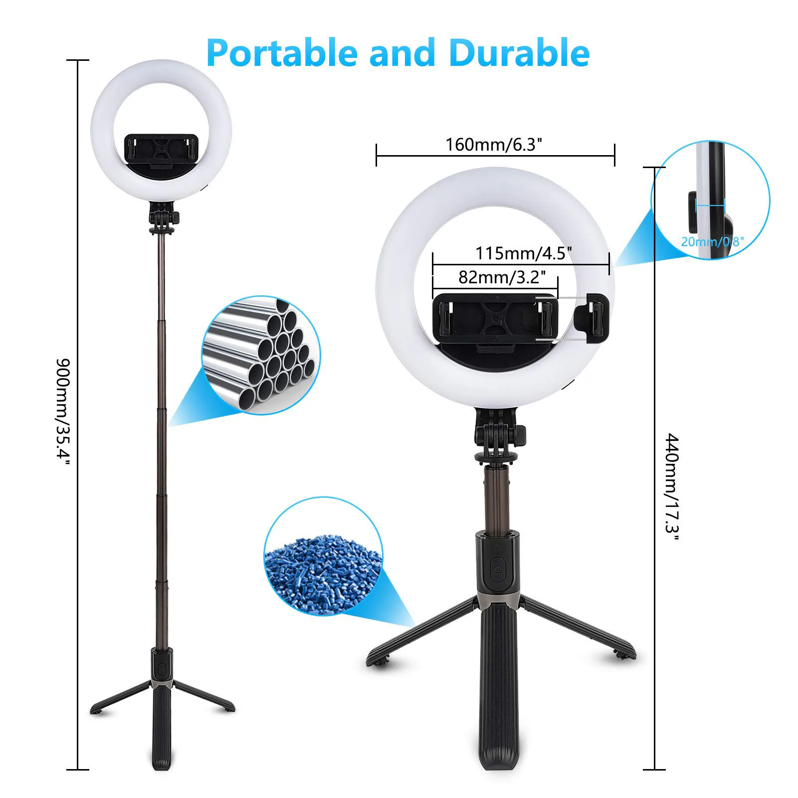 

Camera Studio Ring Light With Stand Video Led Beauty Ring Light Photography Dimmable Ring Lamp+tripod For Selfie 2021 New#G30