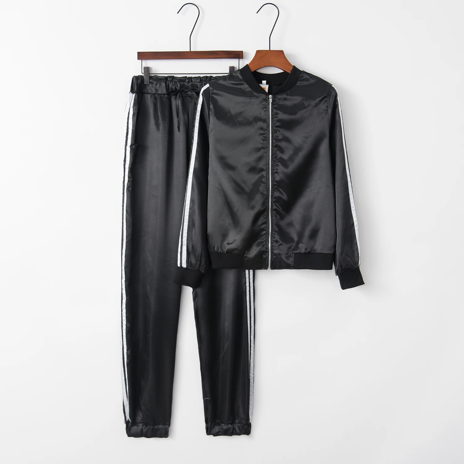 Женский спортивный костюм с длинным рукавом повседневный комплект из 2 предметов