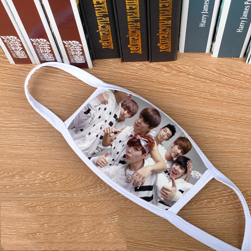 10 шт./партия KPOP маска для рта и лица JUNGKOOK Jimin SUGA JIN J-HOPE RM космическая хлопковая маска теплая и пылезащитная PM2.5