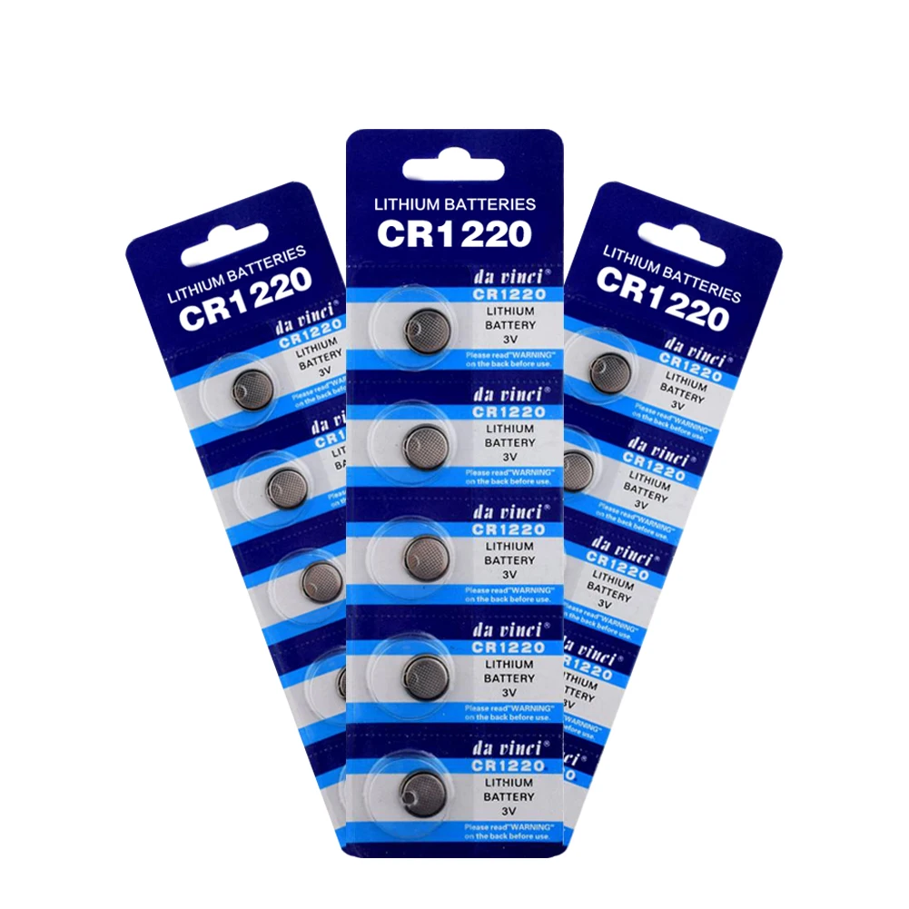 

15x 3V Lithium Button/Coin Cell Battery CR1220 BR1220 DL1220 ECR1220 LM1220 3V Button Coin Cell Bulk Lot