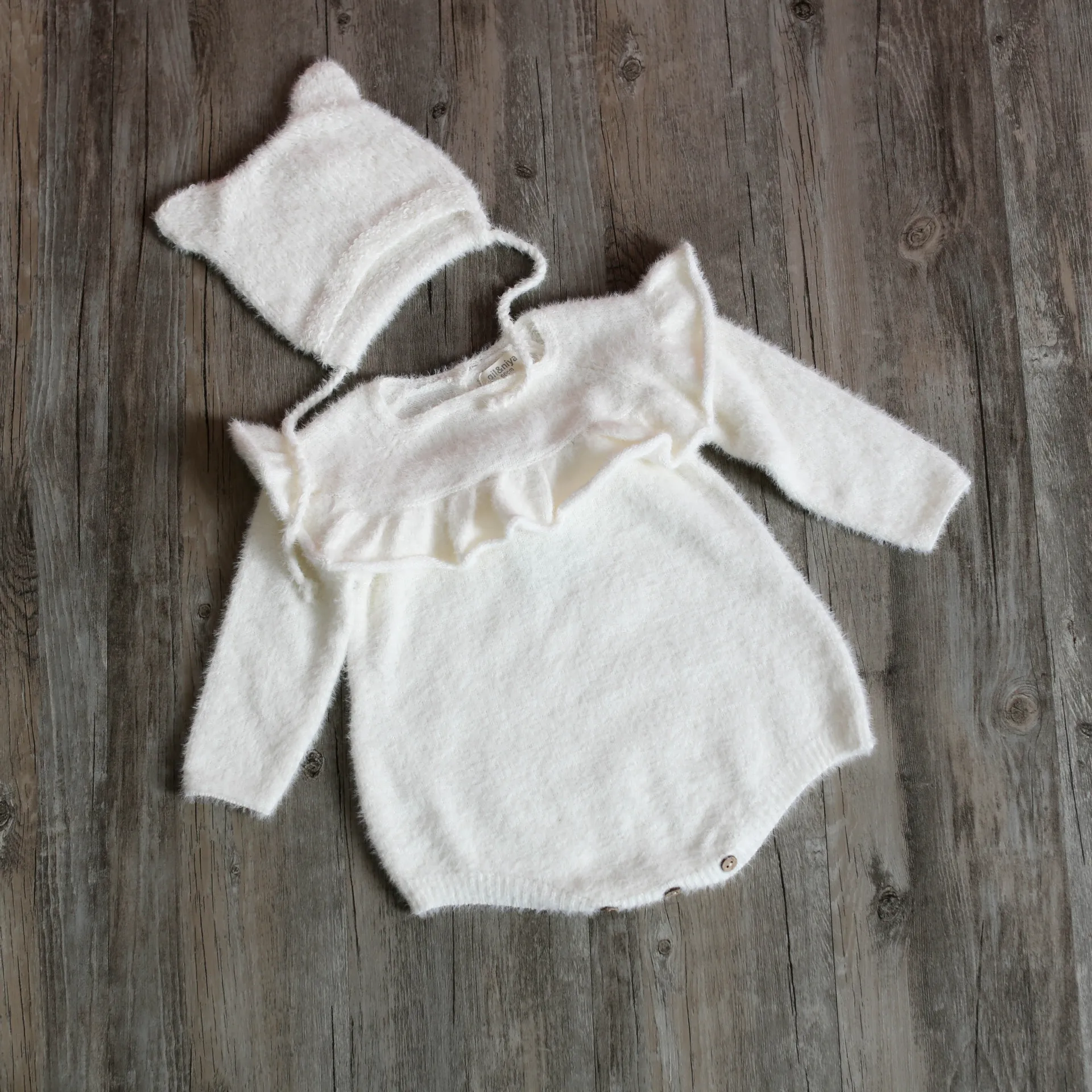 Осенний Вязаный комбинезон для маленьких мальчиков и девочек милый детский с