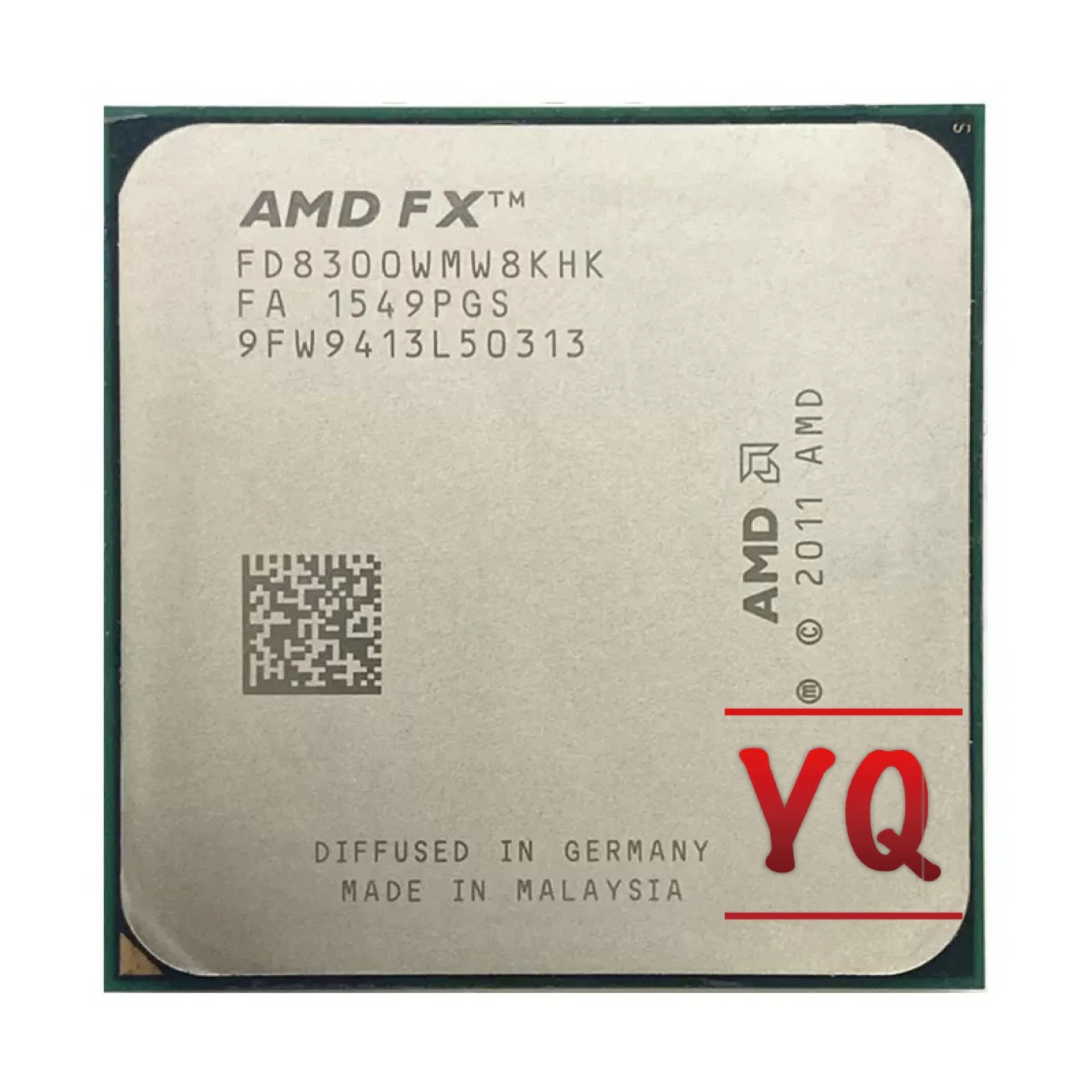

AMD FX-8300 FX 8300 FX8300 3.3 GHz Eight-Core 8M Processor Socket AM3+ CPU 95W Bulk Package FX-8300