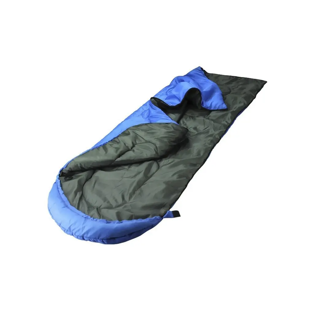Горячий открытый водонепроницаемый дорожный конверт спальный мешок Кемпинг Туризм чехол для переноски синий