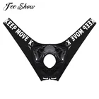 Мужские трусы джоки из лакированной кожи, Черные Экзотические трусы танга, Тонги, Тонги, бандаж, Т-образный вырез, бандаж на спине, с надписью, сексуальное нижнее белье для мужчин, гей-трусы 2019