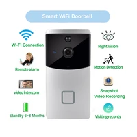 new home smart wireless wifi video doorbell 720p hd camera door phone intercom two way audio night vision motion sensor