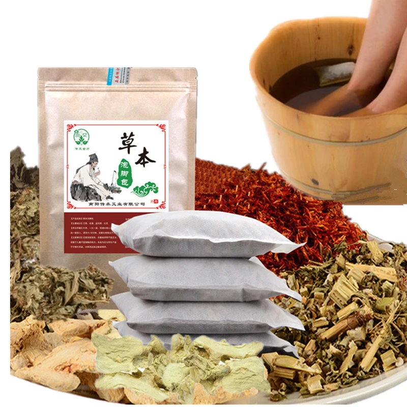 

Foot SPA Massager Bath Powder Wormwood Ginger Feet Soaking Bathing Herbal Detoxification Anti Edema Dysmenorrhea Insomnia Bath