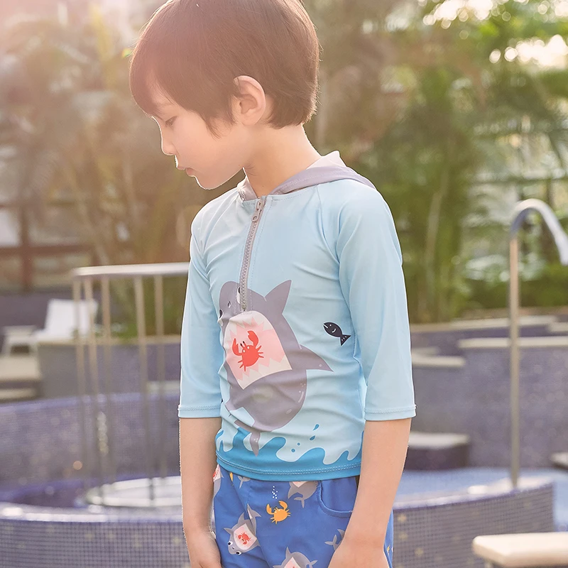 

Детский купальник в Корейском стиле, детские плавки, костюм соответствует размеру, берите свой летний размер для мальчиков