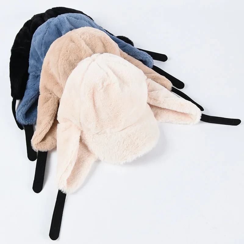 Шапка-ушанка Fibonacci для мужчин и женщин плюшевая зимняя шапка Русская женская