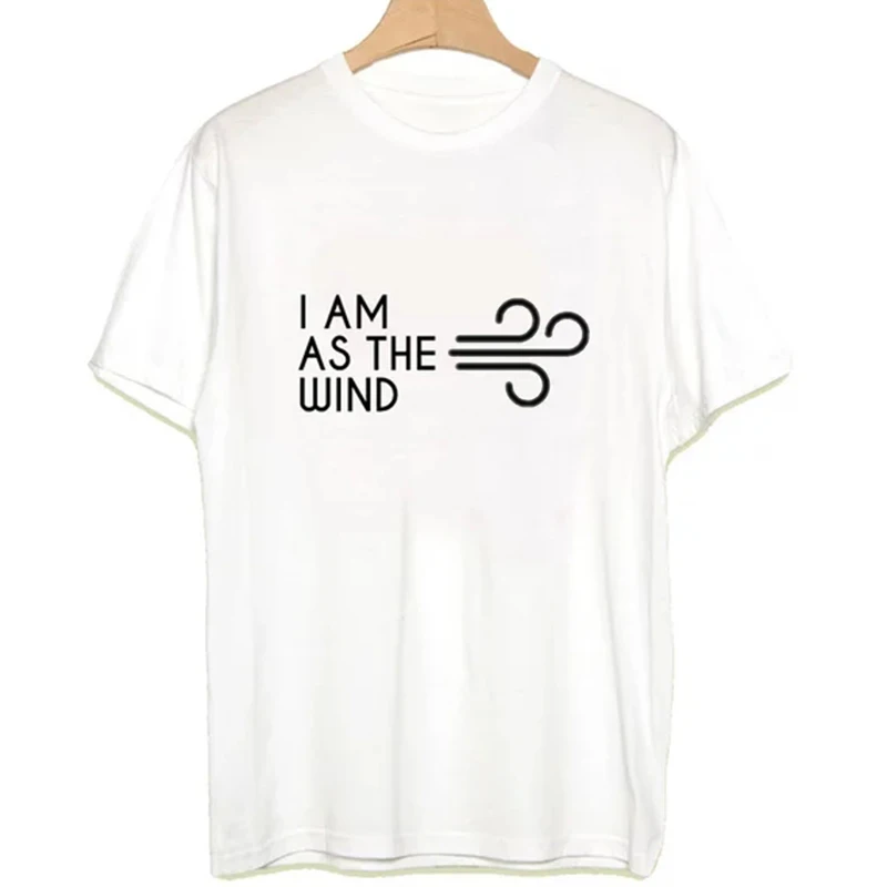 

Funny T Shirts Men T Shirt Plus Size Tshirt Men Clothes 2020 Shirt T-shirt Graphic Tees Men Streetwear I Am As The Wind Tops Tee