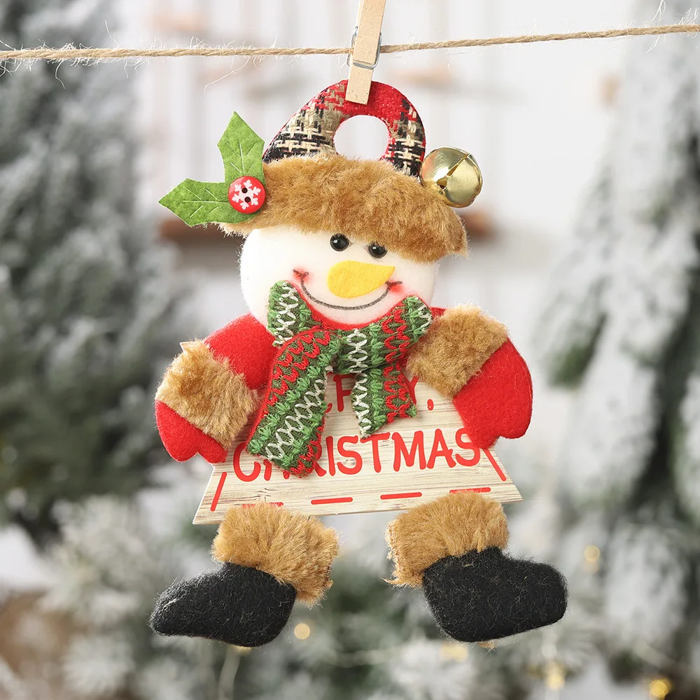 Style B1 Christmas Home Decor Hanging Ornaments Santa Dolls Christmas Tree Decorations New Year Hangings Decorations Enfeites De Natal - Цвет: Style B1