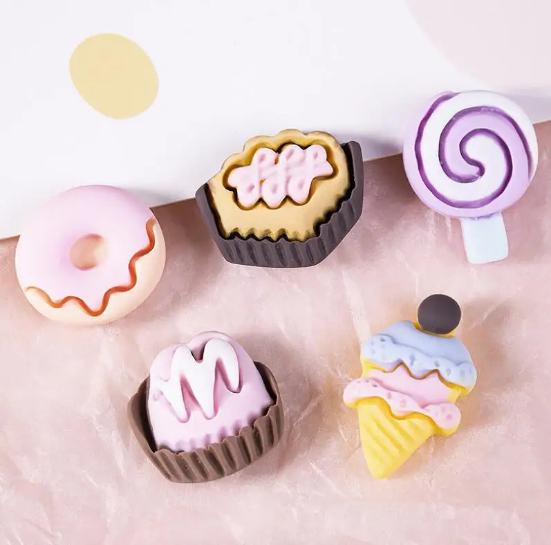 Кабошоны из смолы с плоской спинкой для скрапбукинга 20 шт./лот - купить по