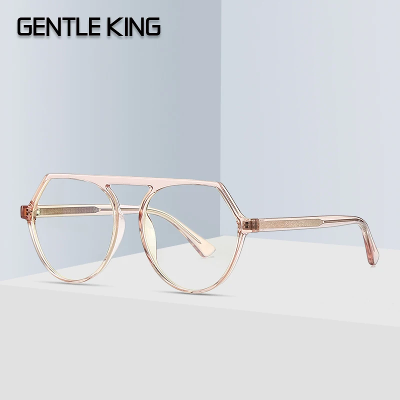 

GENTLE KING Blue Light Blocking Glasses Men Women Eye Protection Computer Eyeglasses Anti Bluelight Filter Optical Lozenge TR90