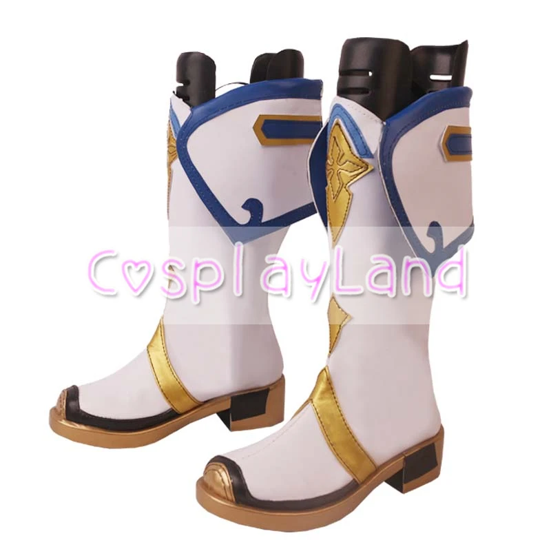 Популярная игра Genshin ударная сахарная обувь для косплея кожаная комикс кон