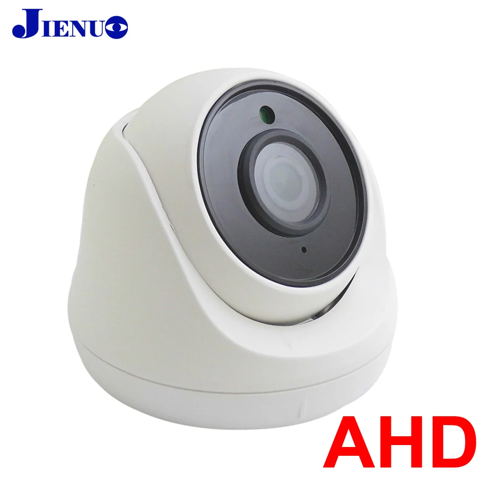 Камера видеонаблюдения JIENUO AHD, инфракрасная камера высокого разрешения с функцией ночного видения, 720 пикселей, 1080 пикселей, 5 МП, поддержка ТВ-подключения, купольная камера для домашней безопасности - изображение