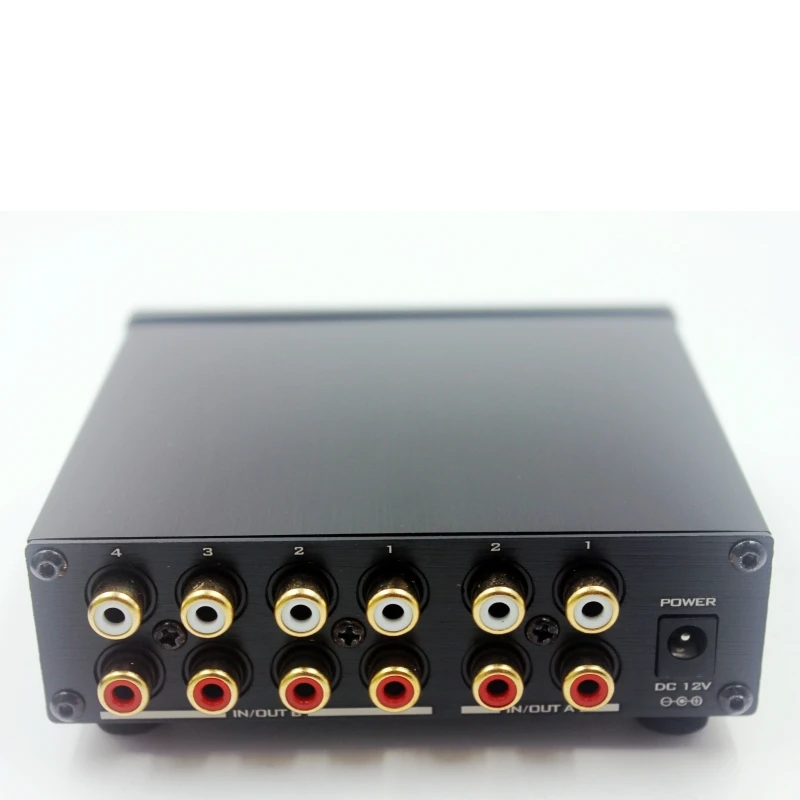 A2 Hi Fi аудио распределитель 2 входа без потерь 4 выхода RCA Селекторный источник