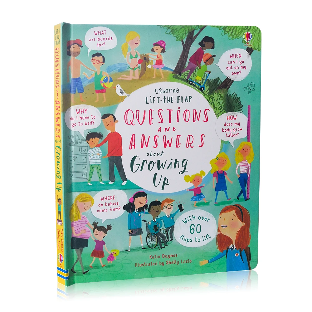 

Usborne Lift The Flap Questions & Answers about weather Learning English Picture Books Baby Reading Gift Books for Children