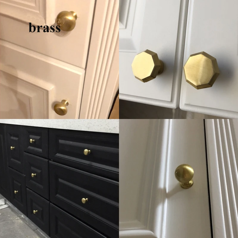Твердые Латунные шарообразные ручки шкафов ручки кухонный шкаф ручки для комода или шкафа с ящиками ручки и ручки спальни