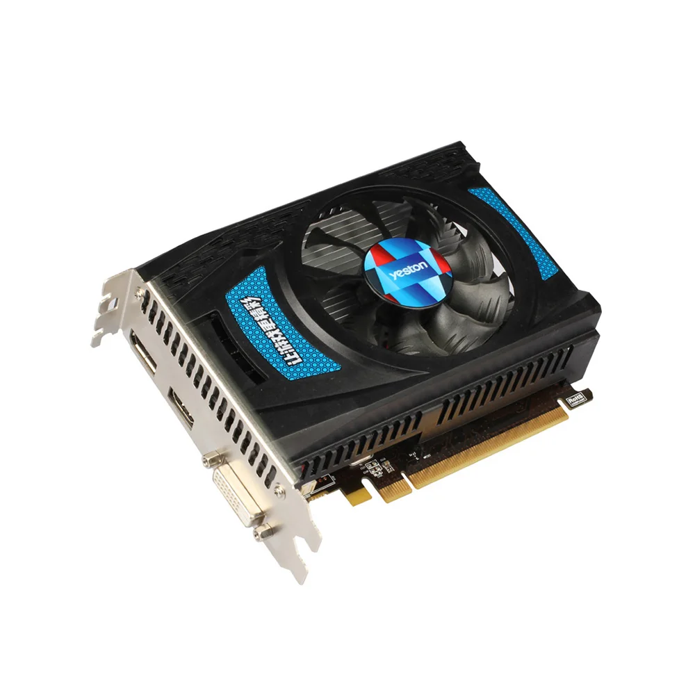 Yeston RX550-4G D5 Графика игровой карты графическая карта с оперативной памятью 4 ГБ GDDR5