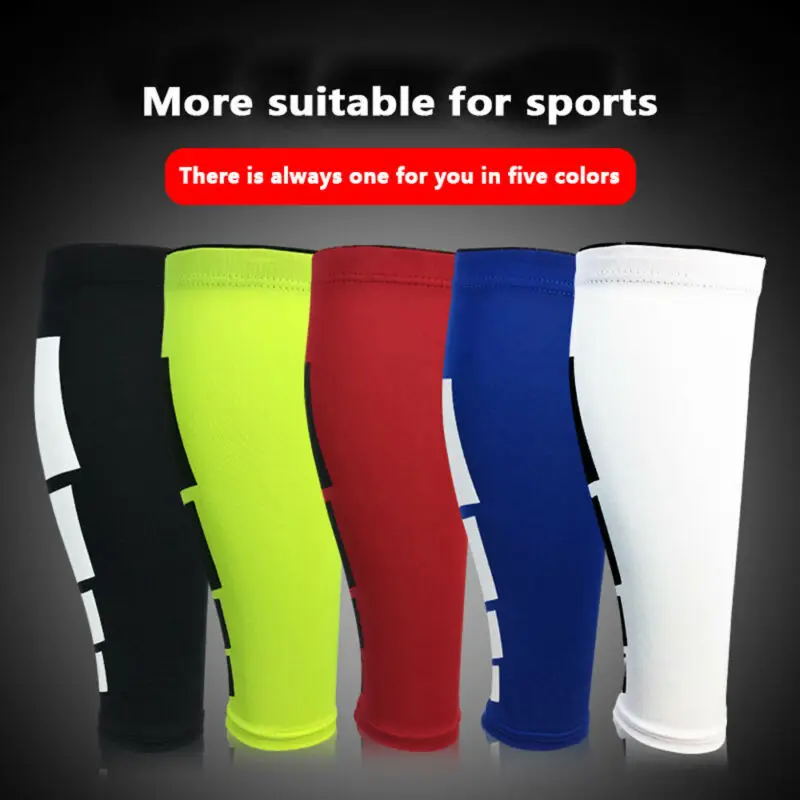 

1 Pair Men Compression Cycling Legwarmers Running Tights Leggings Sports Soccer Basketball Leg Sleeve Fitness Football Shinguard