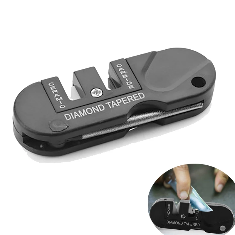 Уличный карманный нож точилка туристическое снаряжение Портативный прочный на