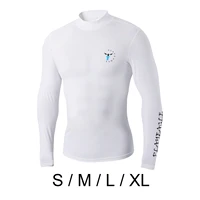 mens breathable golf sunscreen shirt long sleeve ice silk sunscreen top for running fitness golf cycling fishing