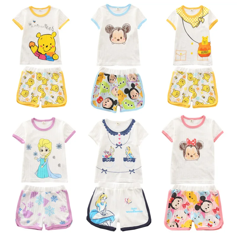 Disney/Одежда для маленьких девочек Джемперы с изображением Винни Пуха и Дональда