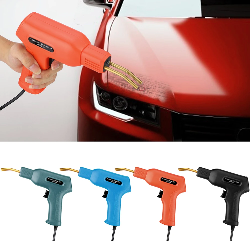 

50w Plastic Welder Garage Tools Handy Hot Staplers Repairing Machine Tool with 4 Types Staples Pvc Plastic Car Bumper Repair