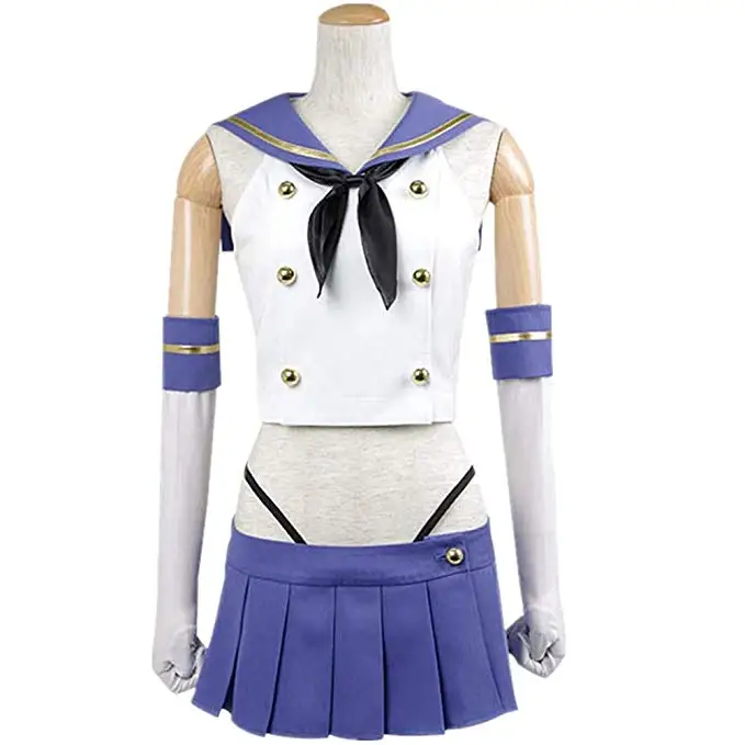Kantai Коллекция костюмов для косплея Shimakaze костюмы моряк военно морская форма