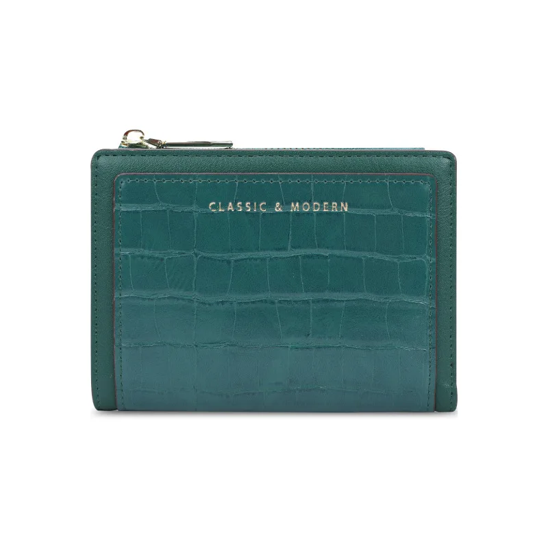 

2021 Women New Alligator Purse Pu Short Wallet Folding Change Coin Wallet Woman Girls Gift Multi Card Holder Money Case Purse