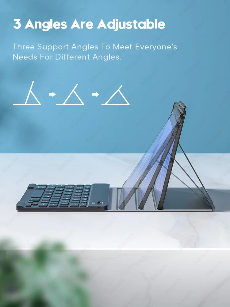 for samsung tab a7 case with keyboard for samsung galaxy tab s6 lite s7 s5e s4 a 10 1 2019 a 2018 case spanish russian french free global shipping