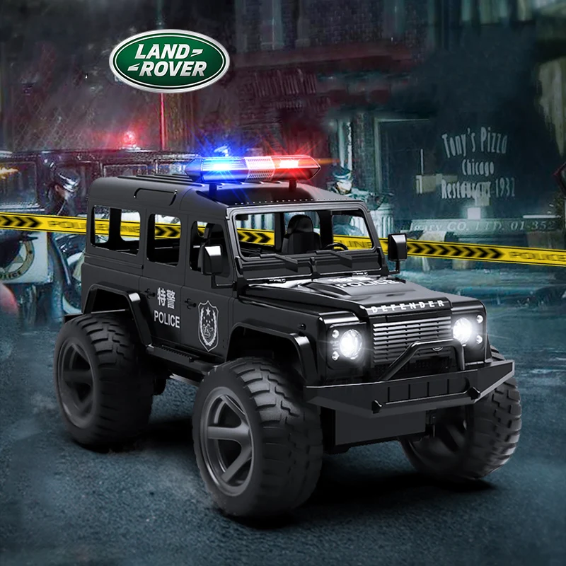 Double E E363 1:14 Large Land Rover Defender D110 Remote Control SWAT Car Climbing Car Children Toys for Boys Kid Police Vehicle