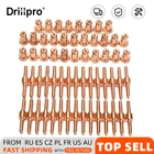 Электроды и сопла с удлиненным наконечником для воздушного плазменного резака PT31 LG40 40A, 60 шт.