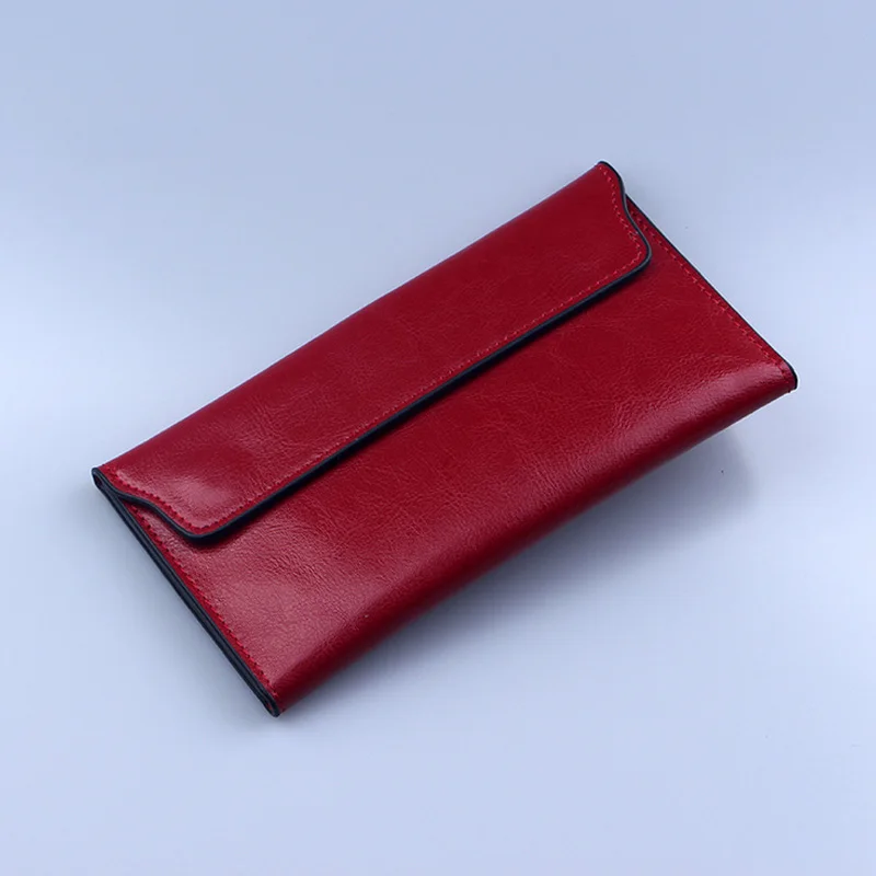 

ESUFEIR Brand 2021 Fashion Genuine Leather Women Wallet Long Cowhide Multiple Cards Holder Clutch Female Purse Standard Wallets