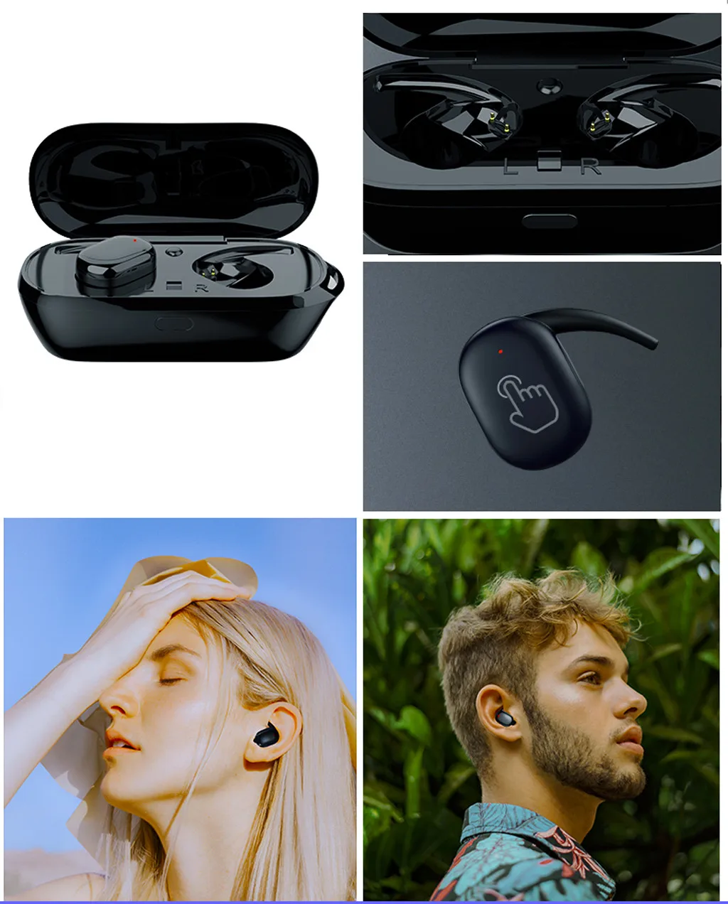 T2C TWS мини беспроводные наушники Bluetooth v5.0 спортивные наушники-вкладыши