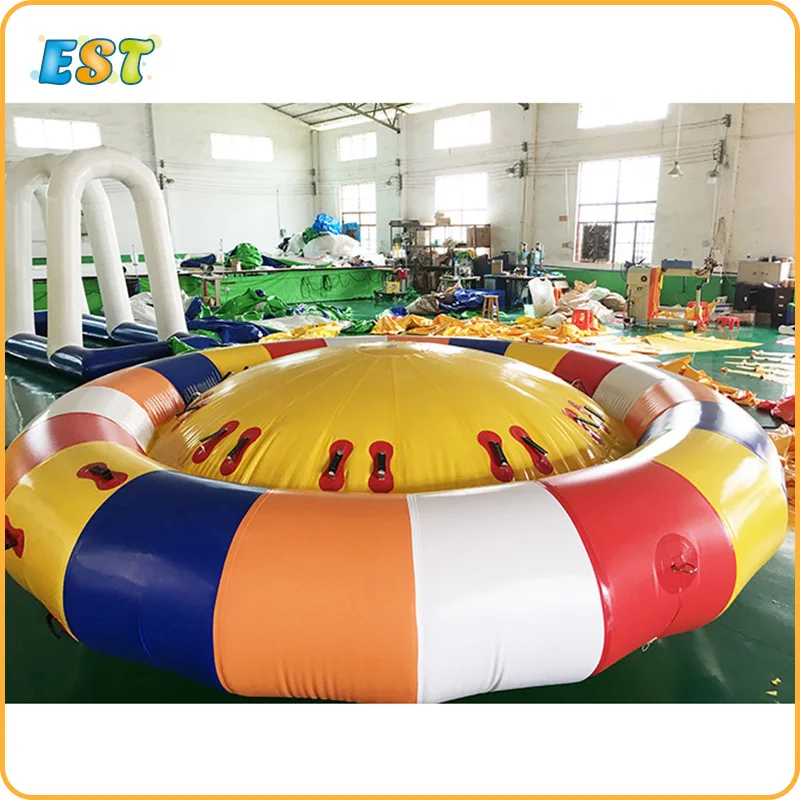 Cheap Price 12 Seats Commercial Tube Inflatable Flying Disco Water Sport Boat For Sale | Surfing Accessories